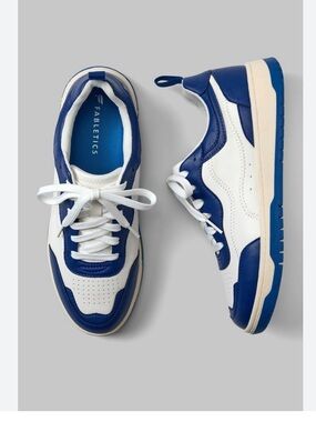 Fabletics The Street Sneaker in Blue and White Size 7 New